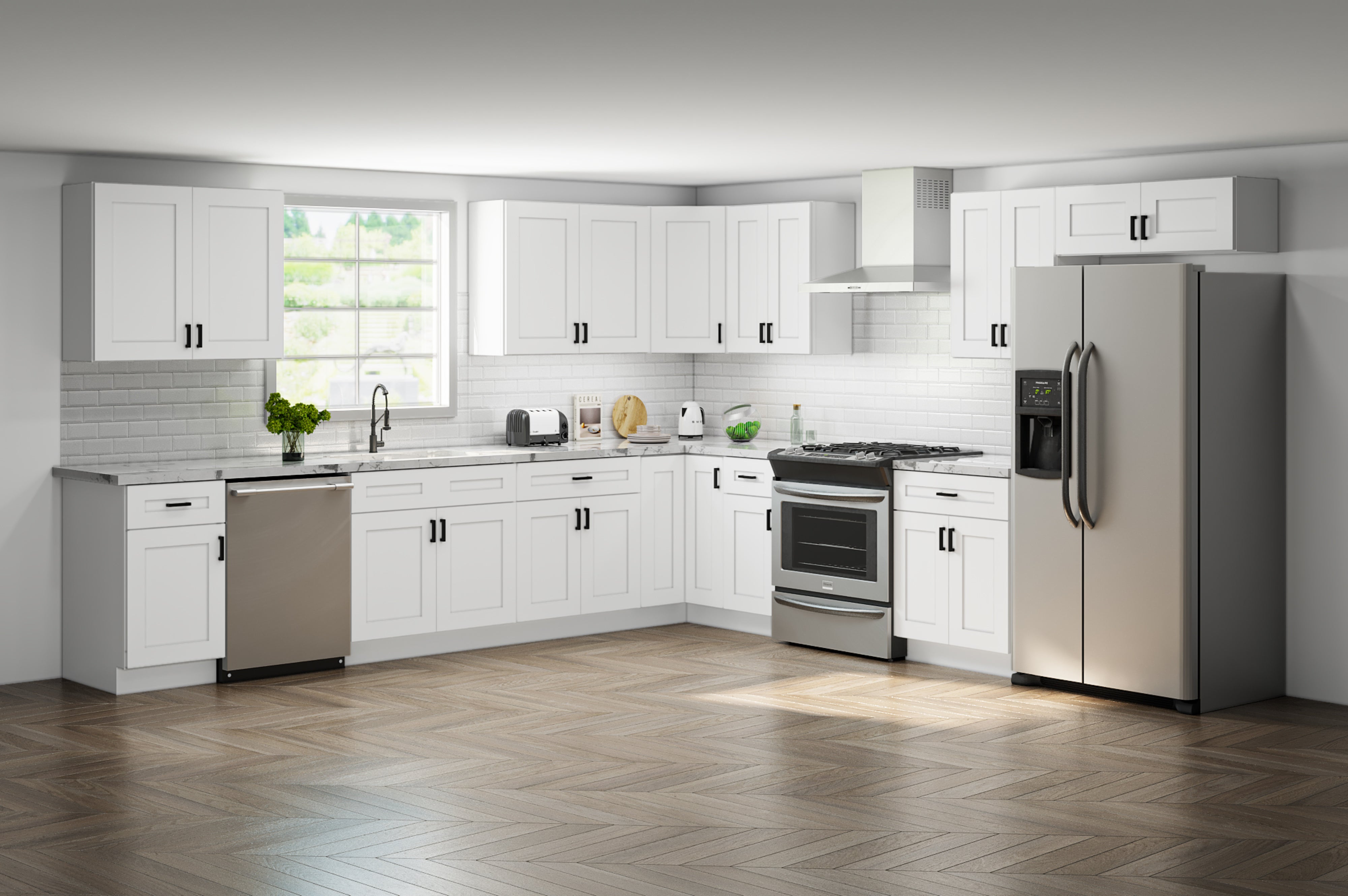 12 X 12 Modernform White Shaker Kitchen